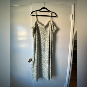 A New Day Sage Green Midi Slip Dress